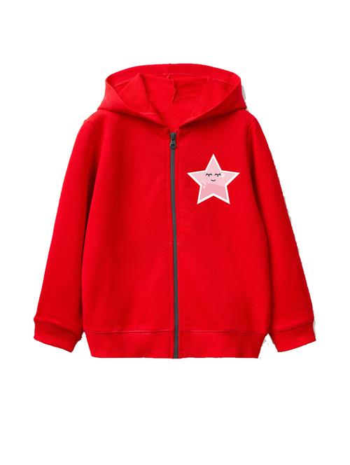 unisex placement printed hooded jacket - 20932614 - Very Small Image - 1