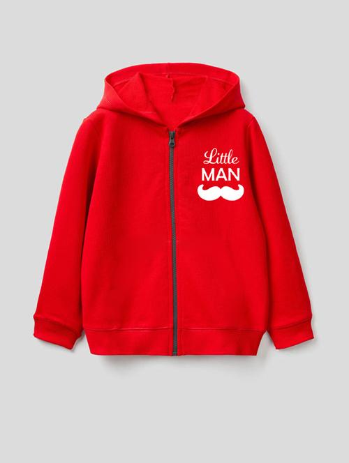 unisex placement printed hooded jacket - 20932621 - Very Small Image - 1