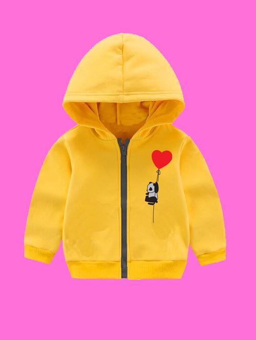 unisex placement printed hooded jacket - 20932629 - Very Small Image - 1