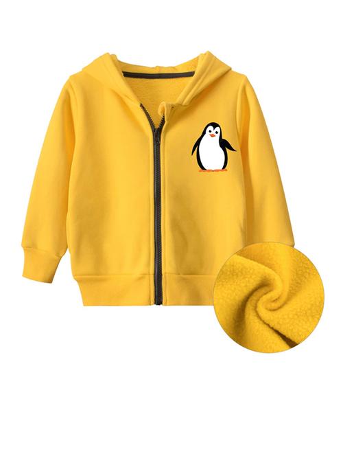 unisex placement printed hooded jacket - 20932630 - Very Small Image - 1
