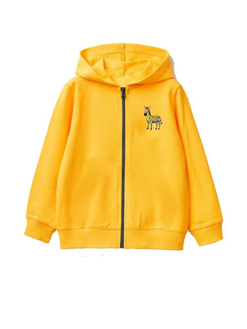 unisex placement printed hooded jacket - 20932635 - Very Small Image - 1