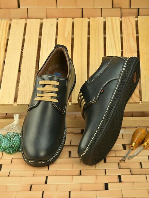 dark blue lace-up casual shoes - 20932800 - Very Small Image - 1