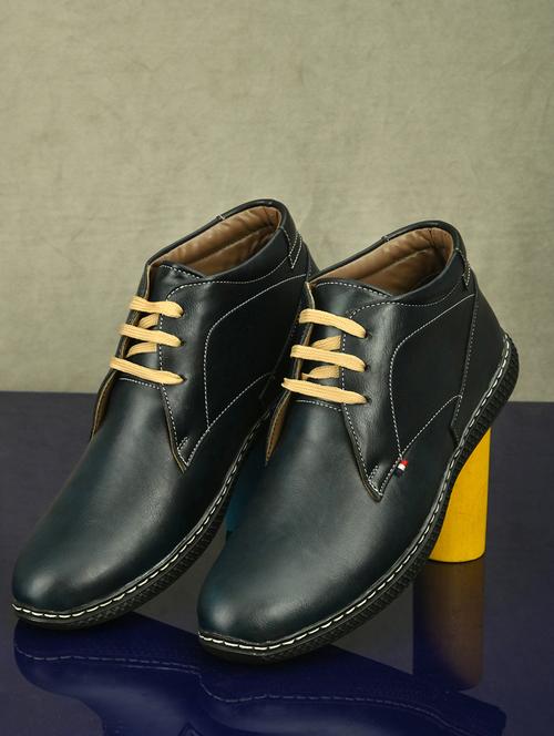 dark blue lace-up casual shoes - 20932805 - Very Small Image - 1
