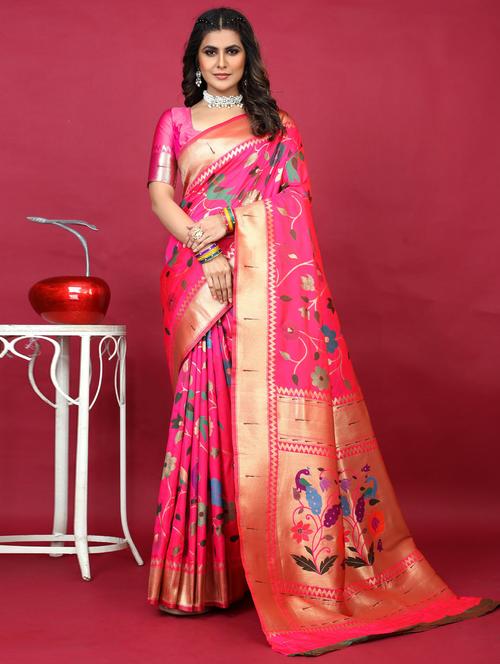 women self design paithani saree - 20938308 - Very Small Image - 1