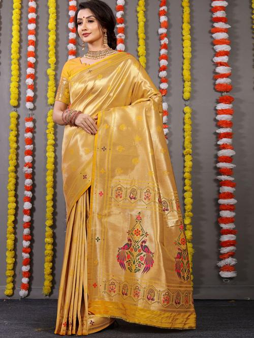 women self design paithani saree - 20938320 - Very Small Image - 1
