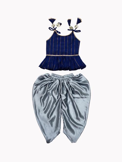 blue stripes patiyala suit sets - 20942366 - Very Small Image - 1