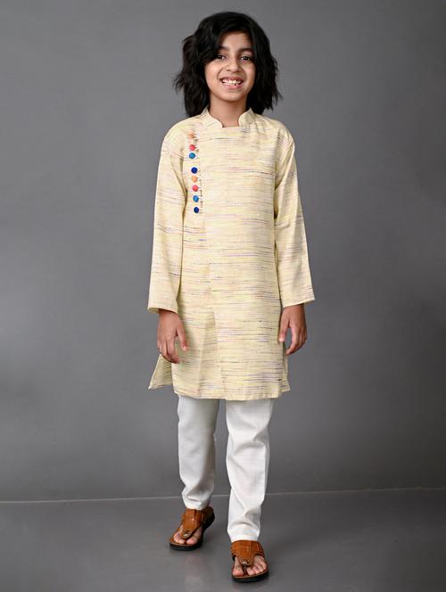 self design kurta set - 20943157 - Very Small Image - 1