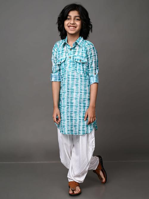 self design kurta set - 20943183 - Very Small Image - 1