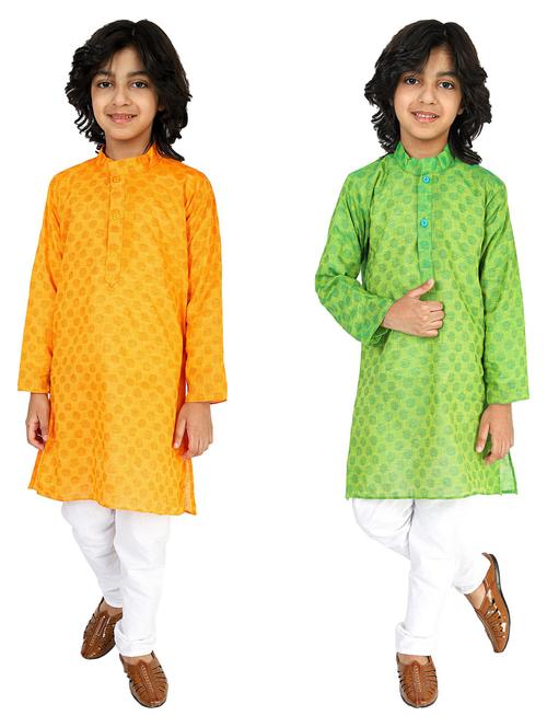 boys set of 2 kurta pyjama set - 20943422 - Very Small Image - 1