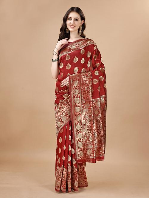 women self design kanjivaram saree - 20943684 - Very Small Image - 1