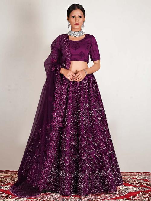 women flared semi-stitched lehnga - 20945077 - Very Small Image - 1