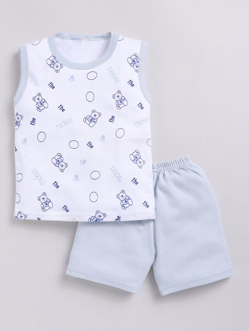 boys printed shorts set - 20945575 - Very Small Image - 1