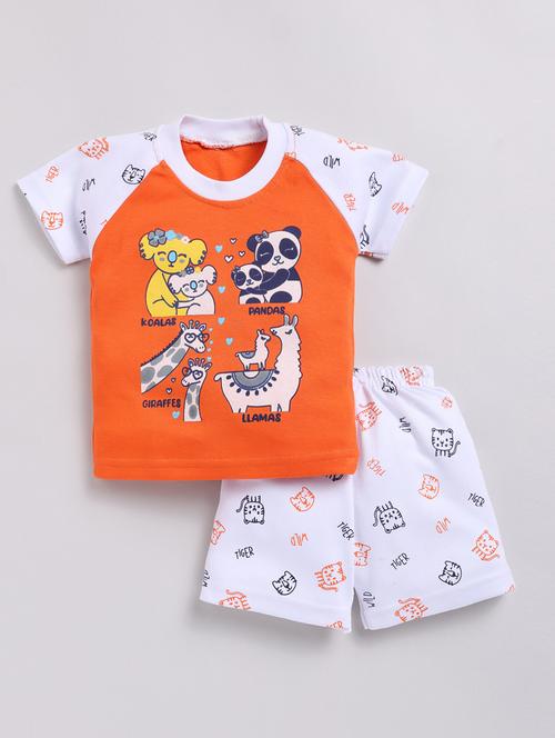 boys printed shorts set - 20945593 - Very Small Image - 1