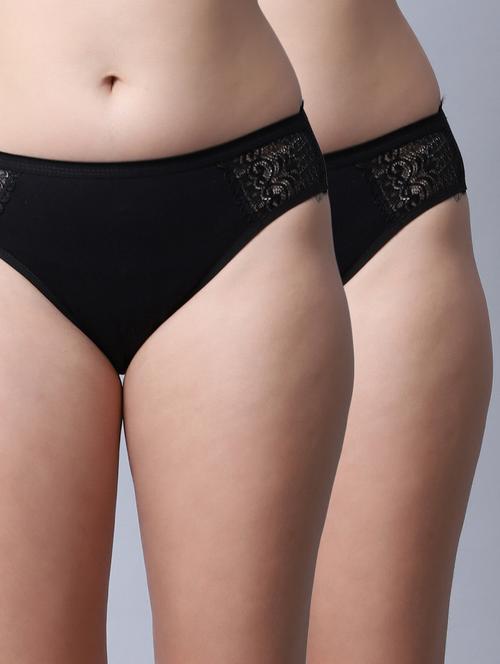pack of 2 solid hipster panties - 20948182 - Very Small Image - 1