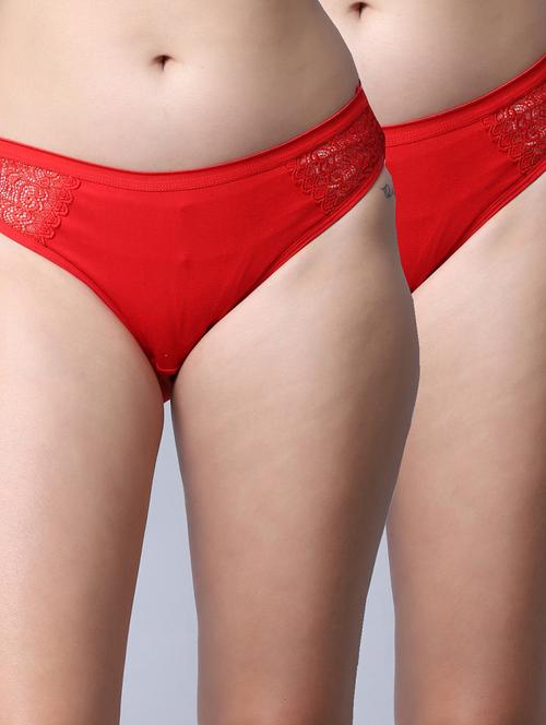 pack of 2 solid hipster panties - 20948184 - Very Small Image - 1