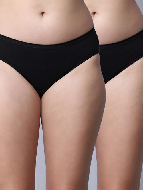 pack of 2 solid hipster panties - 20948186 - Very Small Image - 1