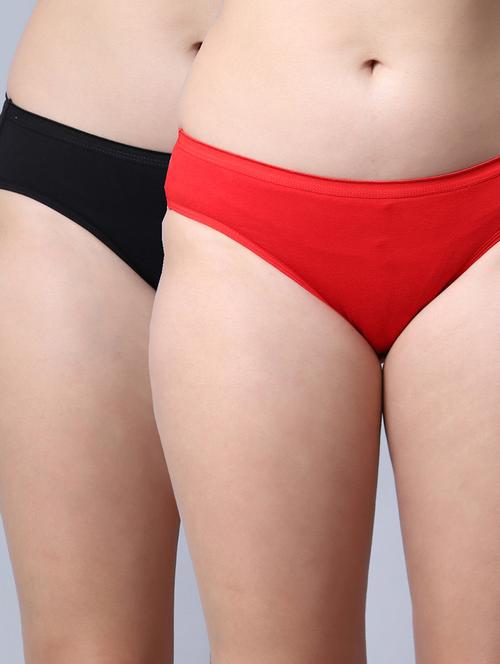 pack of 2 solid hipster panties - 20948187 - Very Small Image - 1