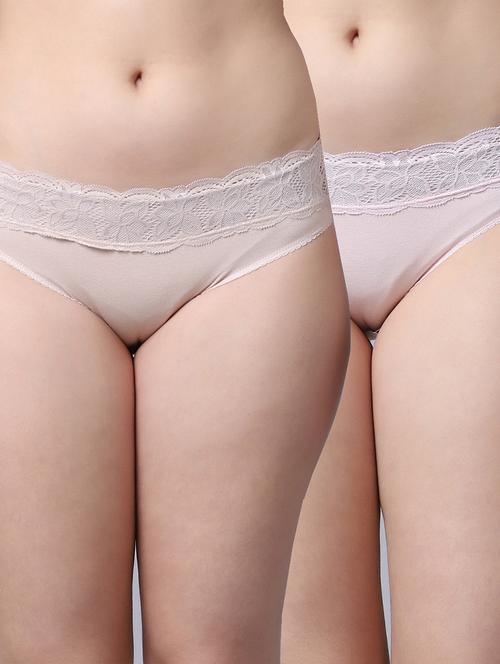 pack of 2 solid hipster panties - 20948198 - Very Small Image - 1