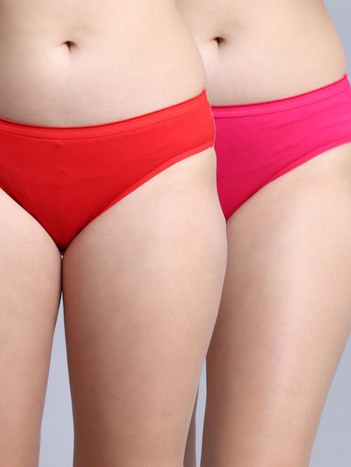 pack of 2 solid hipster panties - 20948227 - Very Small Image - 1