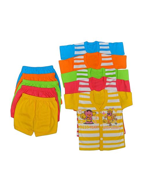 boys striped shorts set (pack of 5) - 20949447 - Very Small Image - 1