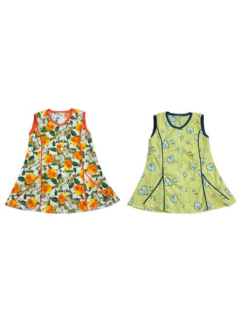 pack of 2 multi coloured printed frock - 20949726 - Very Small Image - 1