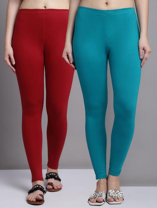 pack of 2 solid color leggings - 20951071 - Very Small Image - 1