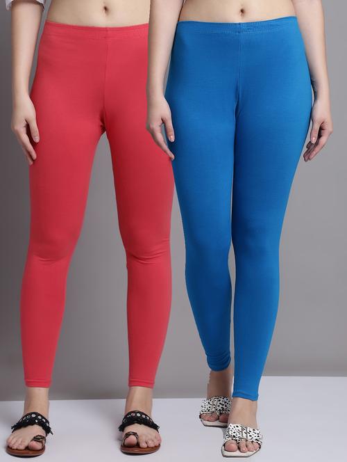 pack of 2 solid color leggings - 20951074 - Very Small Image - 1