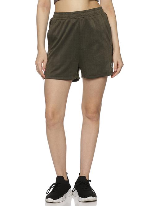 olive placement printed sports shorts - 20951878 - Very Small Image - 1