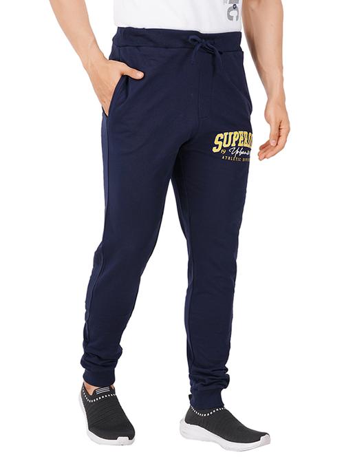 men mid rise placement printed joggers track pant - 20951952 - Very Small Image - 1