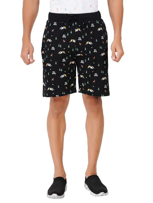 men mid rise printed shorts - 20951958 - Very Small Image - 1