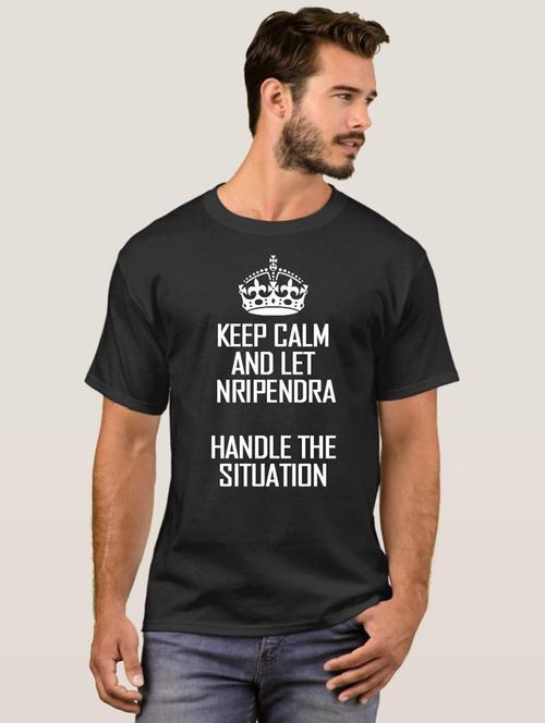 nripendra: personalized name printed t-shirt - 20954018 - Very Small Image - 1