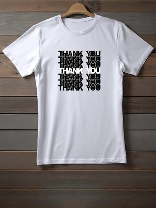 unisex white graphic printed t-shirt - 20958082 - Very Small Image - 1