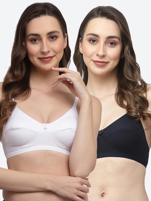 women pack of 2 solid t-shirt bra - 20958564 - Very Small Image - 1