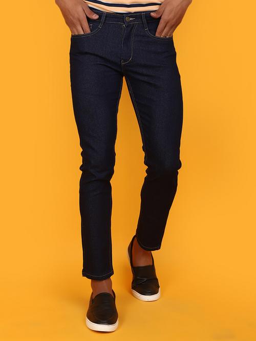 men mid rise plain denim jeans - 20958754 - Very Small Image - 1
