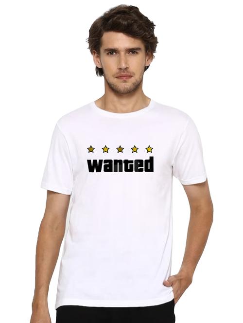 men round neck chest print t-shirt - 20959171 - Very Small Image - 1