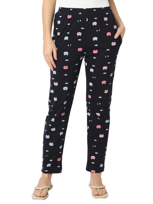 women mid-rise printed pajama - 20960222 - Very Small Image - 1