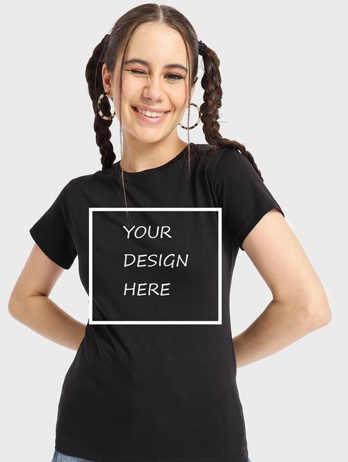 women round neck typographic regular t-shirt - 20960247 - Very Small Image - 1