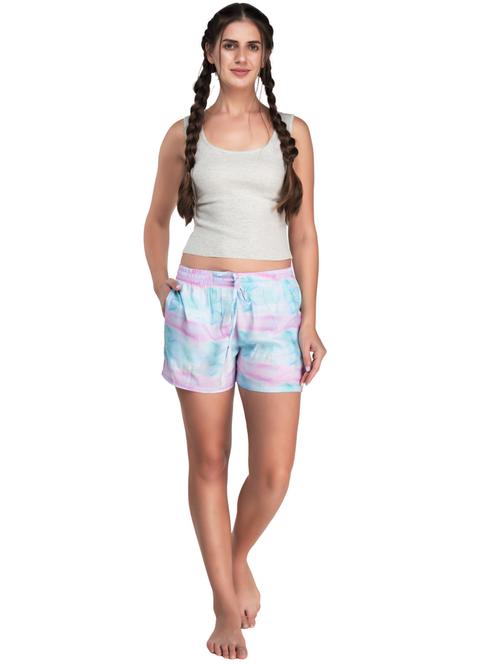 women nightwear shorts set - 20961868 - Very Small Image - 1