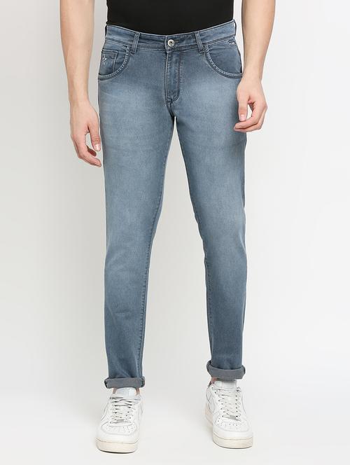 men plain slim fit jeans - 20963063 - Very Small Image - 1