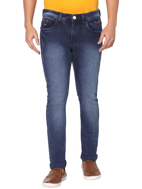 men plain slim fit jeans - 20963114 - Very Small Image - 1