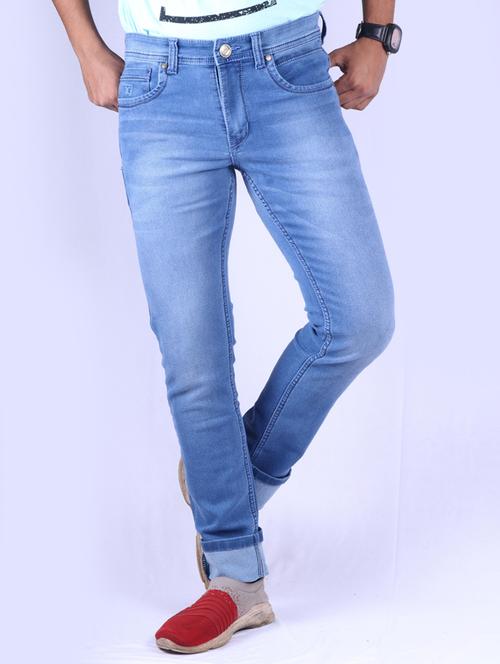 men plain slim fit jeans - 20963189 - Very Small Image - 1