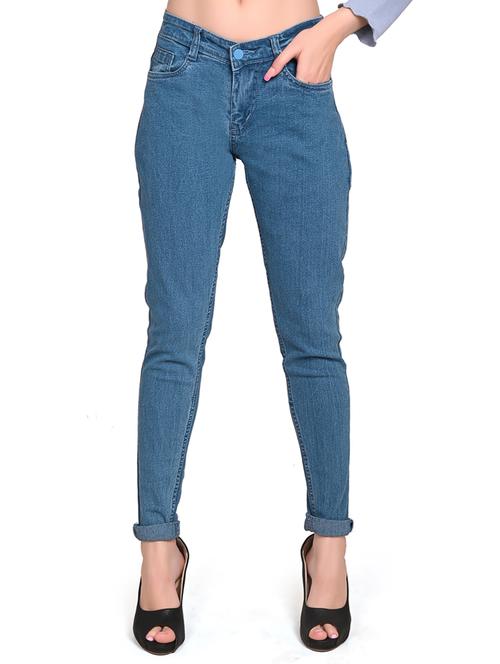women plain slim fit jean - 20963220 - Very Small Image - 1