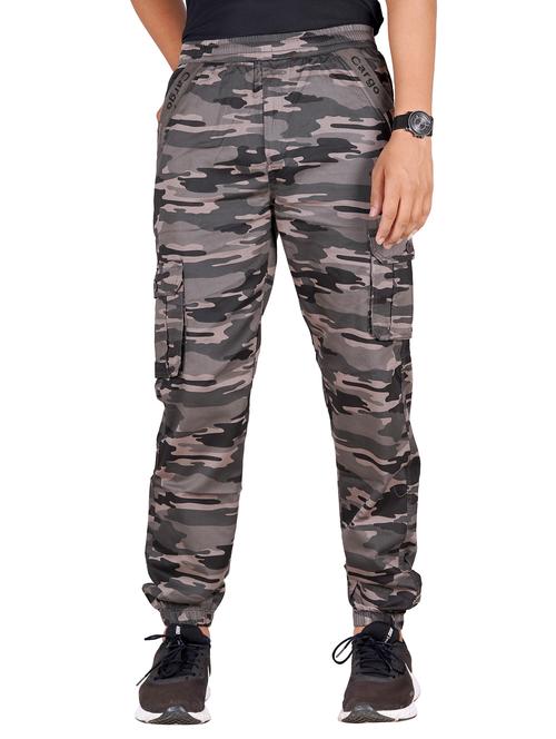 men mid rise camouflage printed jogger - 20965997 - Very Small Image - 1
