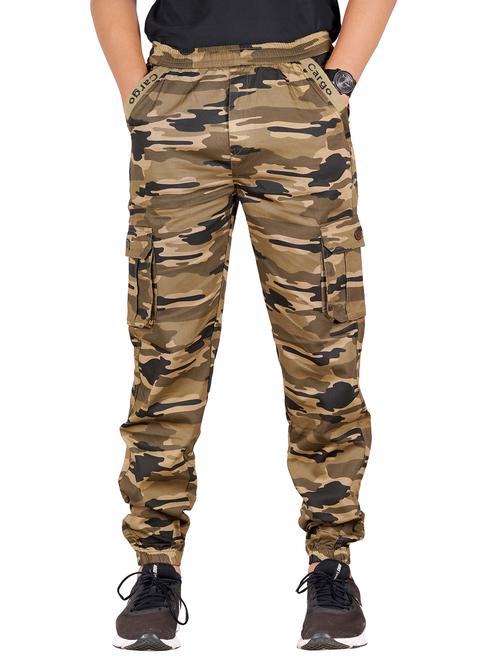 men mid rise camouflage printed jogger - 20965998 - Very Small Image - 1