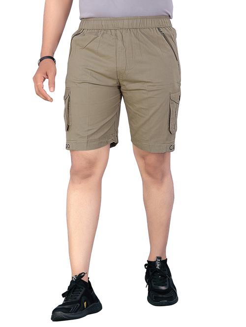 men mid rise solid shorts - 20966178 - Very Small Image - 1