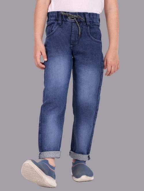 boys mid rise plain jeans - 20967050 - Very Small Image - 1