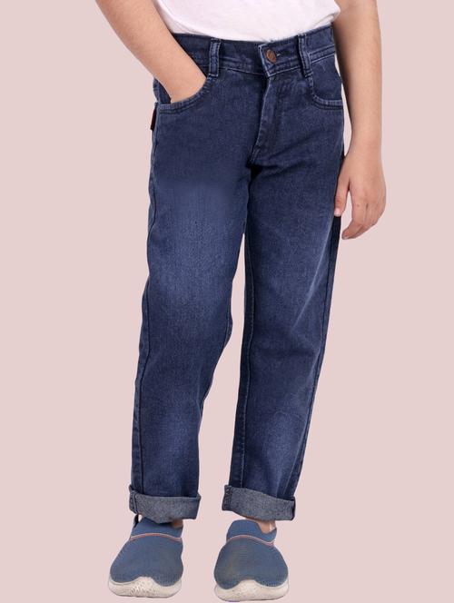 boys mid rise plain jeans - 20967107 - Very Small Image - 1