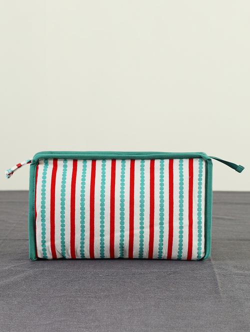 printed cotton regular pouch - 20967600 - Very Small Image - 1