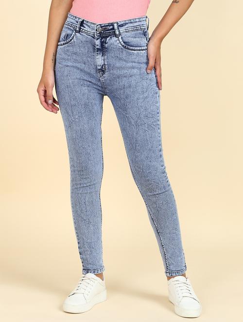 solid light blue denim jeans - 20967946 - Very Small Image - 1