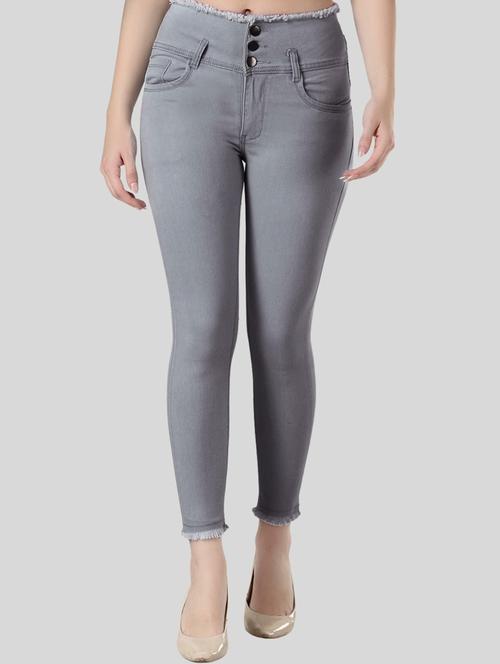 women high-rise grey skinny fit jean - 20967991 - Very Small Image - 1